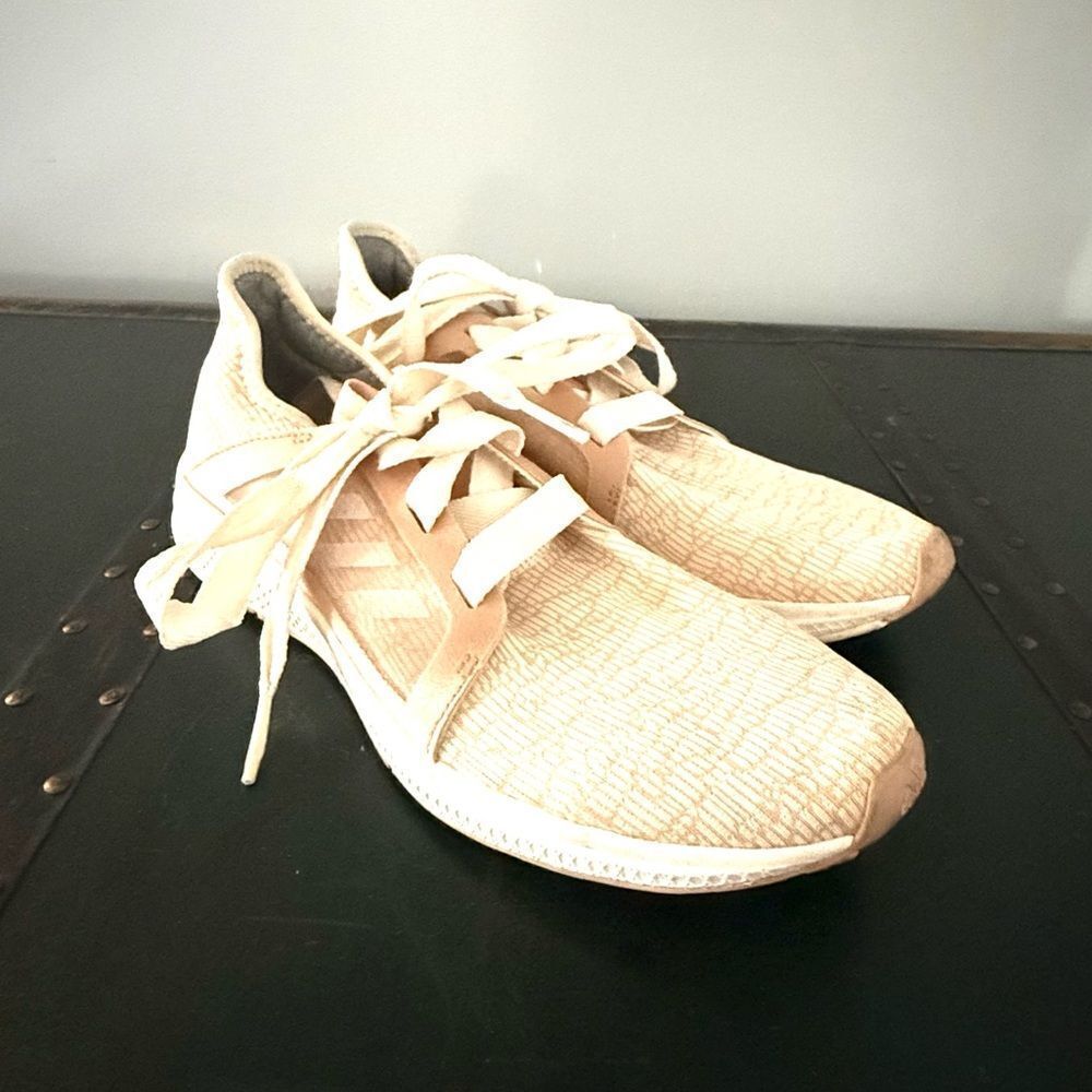 ADIDAS Womens "Edge Lux" Running Shoes Pink Beige CQ1239 Size 10